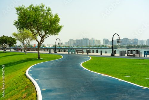 Wallpaper Mural Doha, Qatar - Walking path in the old port area Torontodigital.ca