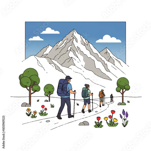 mountain climbing
