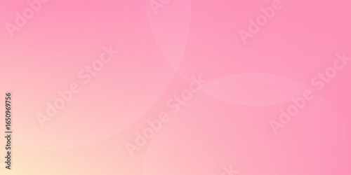 Minimalist banner background, pastel, pink, and yellow color gradation. Dynamic shape composition.vector modern eps10