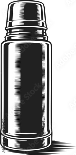 Thermos, insulated container, vacuum flask, beverage holder, outdoor essential for hot and cold drinks