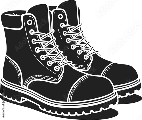 Work boots, rugged footwear, sturdy shoes for labor, safety boots, durable work gear, protective footwear