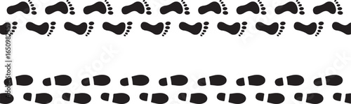 footprint doodle vector, shoe print icons, doodle steps set, doodle walking symbols, doodle footwear icons, doodle trace vector, doodle path doodles, doodle black footprints, doodle outline icons, doo