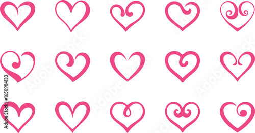 Red Heart Pattern Vector – Love, Romance, Valentine, Wedding, Background, Seamless, Cute, Symbol, Romantic, Shape, Passion, Illustration, Abstract, Icon, Design, Pattern, Decorative, Celebration