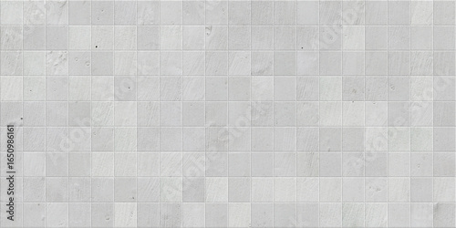 Wallpaper Mural Geometric pattern of light gray stone or concrete tiles suitable for interior design, flooring projects, architectural presentations, and backgrounds. Torontodigital.ca