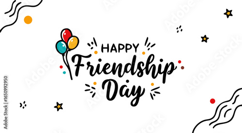 Happy friendship day celebrating bonds of true connection and lasting companionship