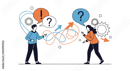 Collaborative problem solving through active listening and open communication