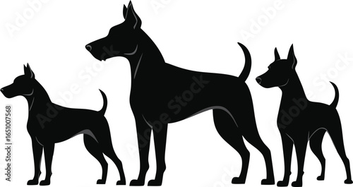 Dog Breed Silhouette Collection