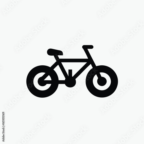 minimalist bycycle icon vector template