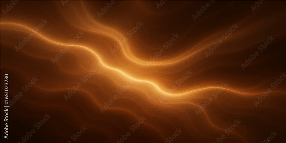 Obraz premium Golden abstract background with flowing waves and silk texture design