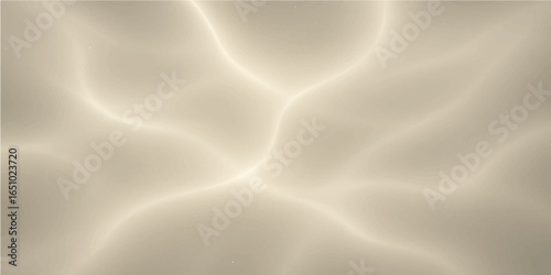 Golden silk fabric background with smooth flowing waves and soft texture design