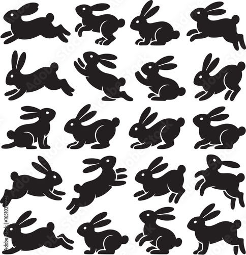 Rabbit Silhouette Vector – Bunny Animal Design

Cute Rabbit and Bunny Vector Bundle for Easter and Spring

Wild Rabbit Silhouette Collection – Animal Clipart Vector