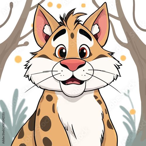 Cute cartoon a illustrator vector merle