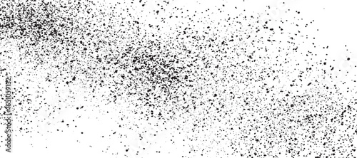 Distressed dust particle overlay. Grunge dotted stone backdrop. Sand specks, speckles, granules wallpaper. Vector dot  gritty noise background. 