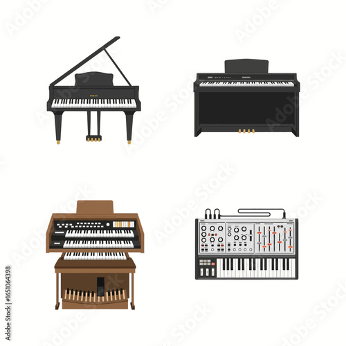 Musical Instruments Grand Piano Digital Piano Organ Synthesizer