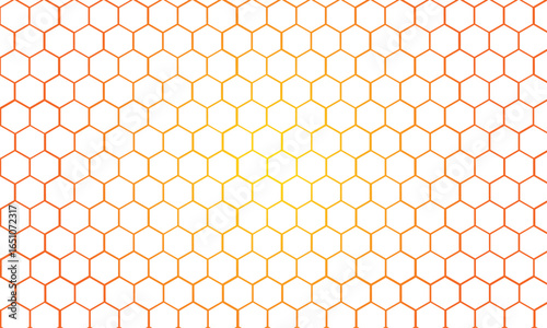 bee honeycombs background. yellow and white, texture. Abstract seamless pattern .Vector illustration.