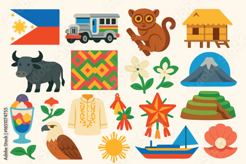 Wallpaper Mural Philippine Culture Icons Traditional Symbols Heritage Torontodigital.ca