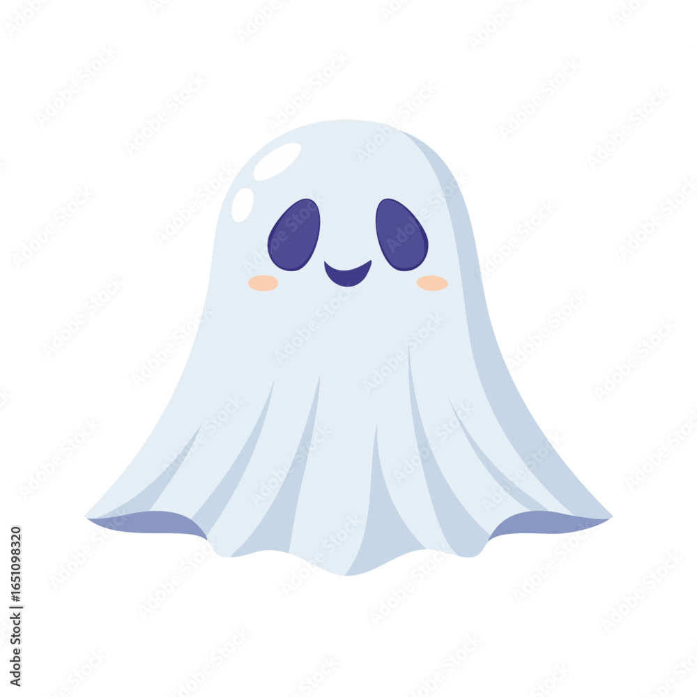 Obraz premium かわいいハロウィンのおばけイラスト