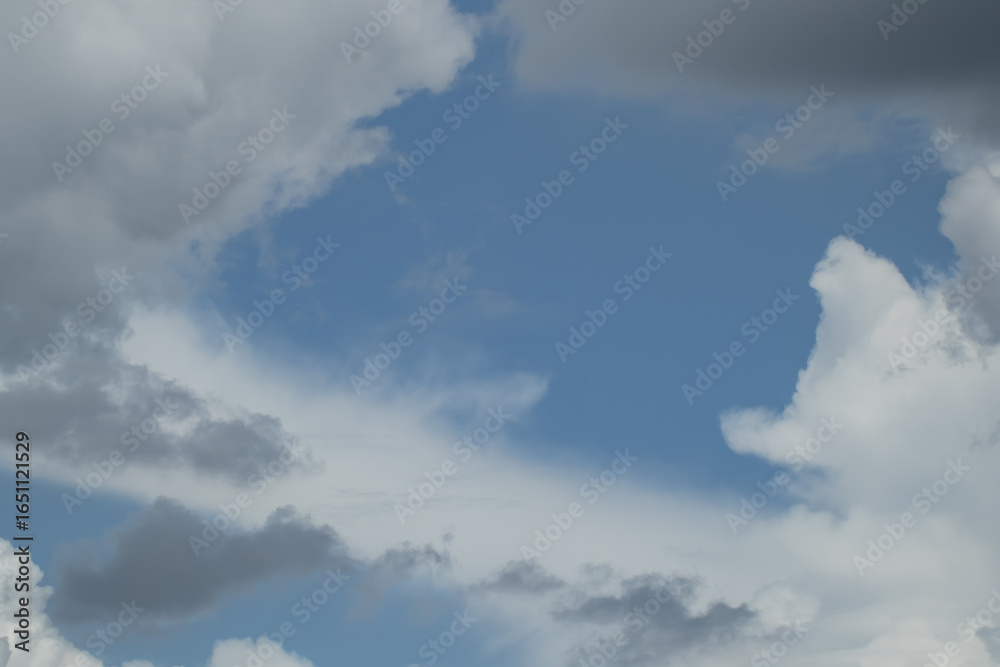 Obraz premium Cloud Scape Cloud from Tropical Sky.