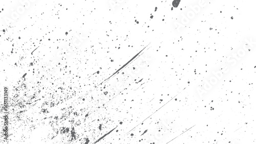 Gunpowder texture isolated on white background black dust top view. Black charcoal dust and powder texture isolated on clean white surface