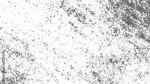 Black glitter composition background resembling shimmering black sand. Black charcoal dust texture isolated on white background top view 