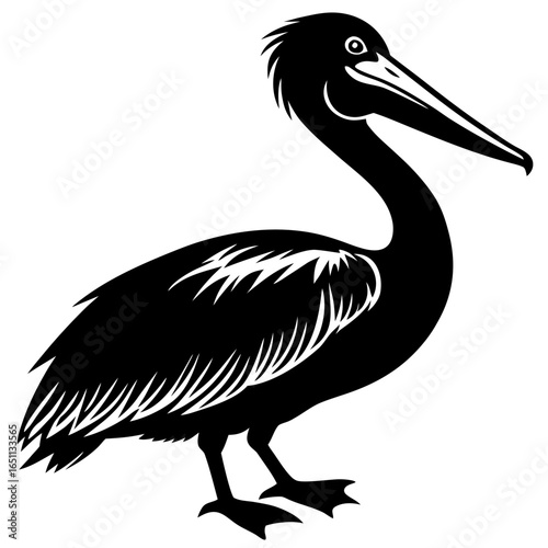  pelican silhouette victor black