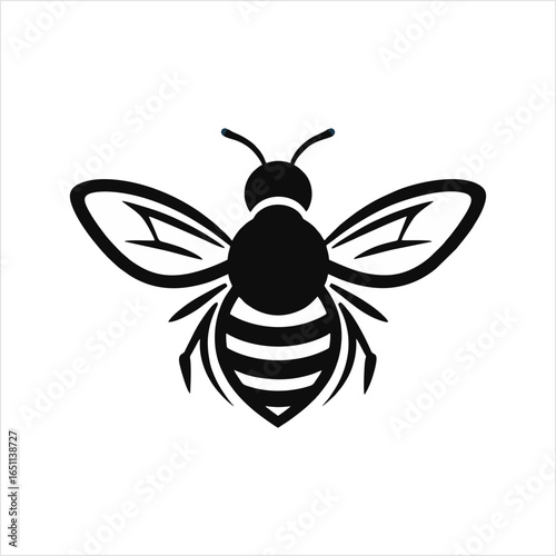 honey bee icon vector
