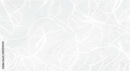 Abstract White Textured Surface with Wavy Lines