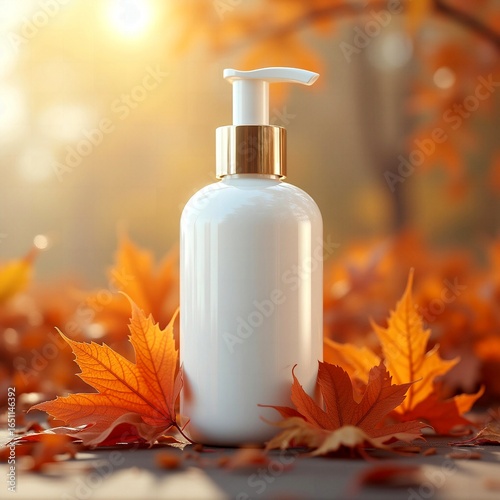 bottle of shampoo and soap