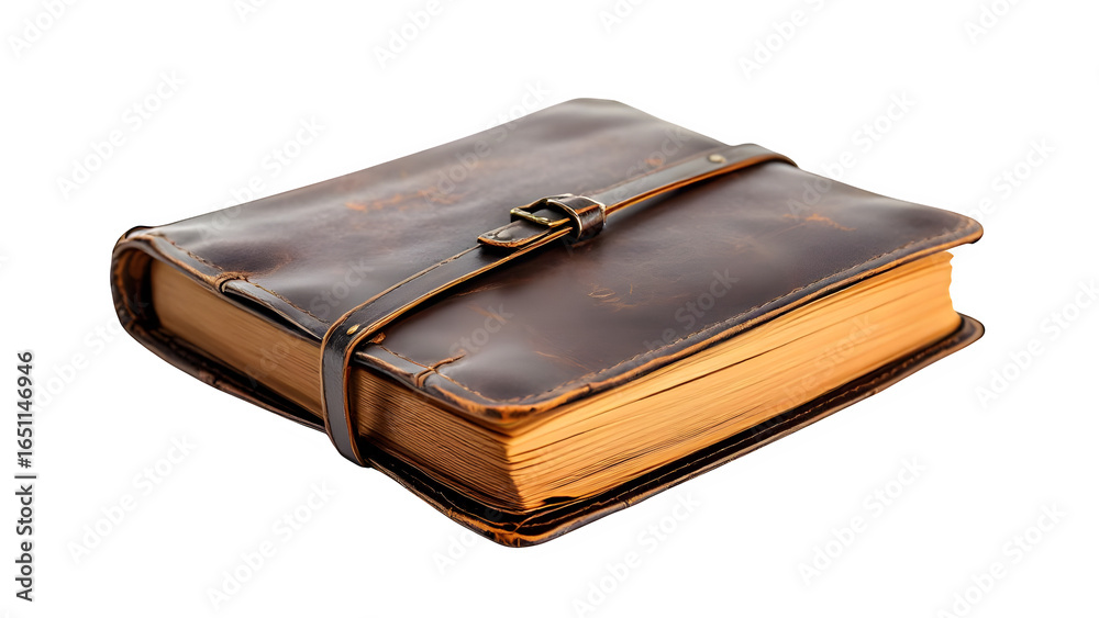 Obraz premium brown leather purse