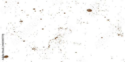 Black ink splat texture on a dirty grunge paper surface for a vintage background design