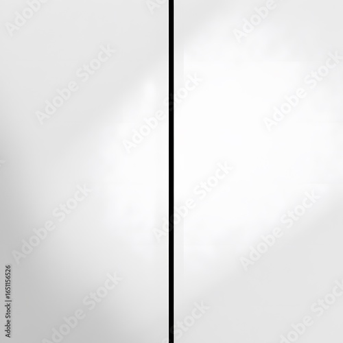 Minimalist digital illustration of a single bold vertical black line on a white background with subtle gradient, sharp edges, modern aesthetic, balanced negative space, simple abstract design.