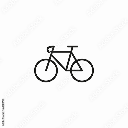 bicycle transportation vehicle icon sign vector