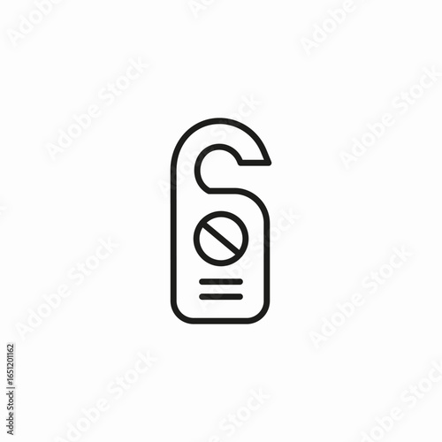 do not disturb sign icon sign vector