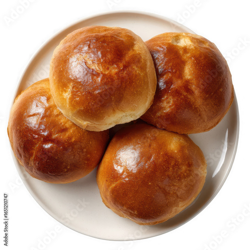 buns on a plate