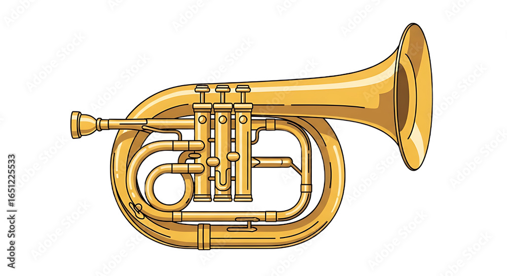 Fototapeta premium Baritone horn
