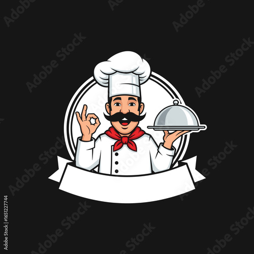 Experienced professional chef ready to serve delicious culinary creations with a smile
