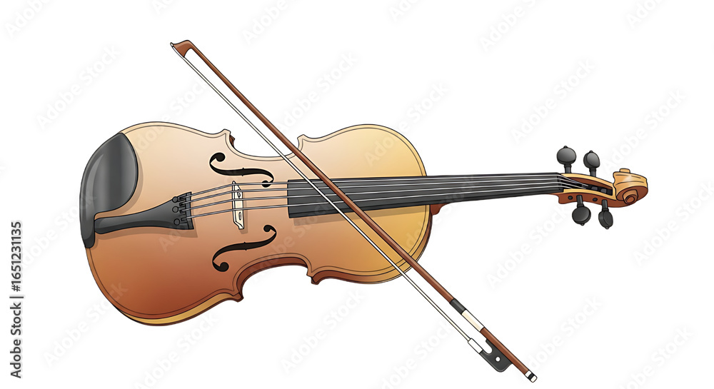 Fototapeta premium A violin for playing music