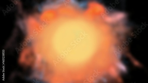Vibrant cosmic nebula explosion ignites universe with fiery stellar birth and dynamic energy