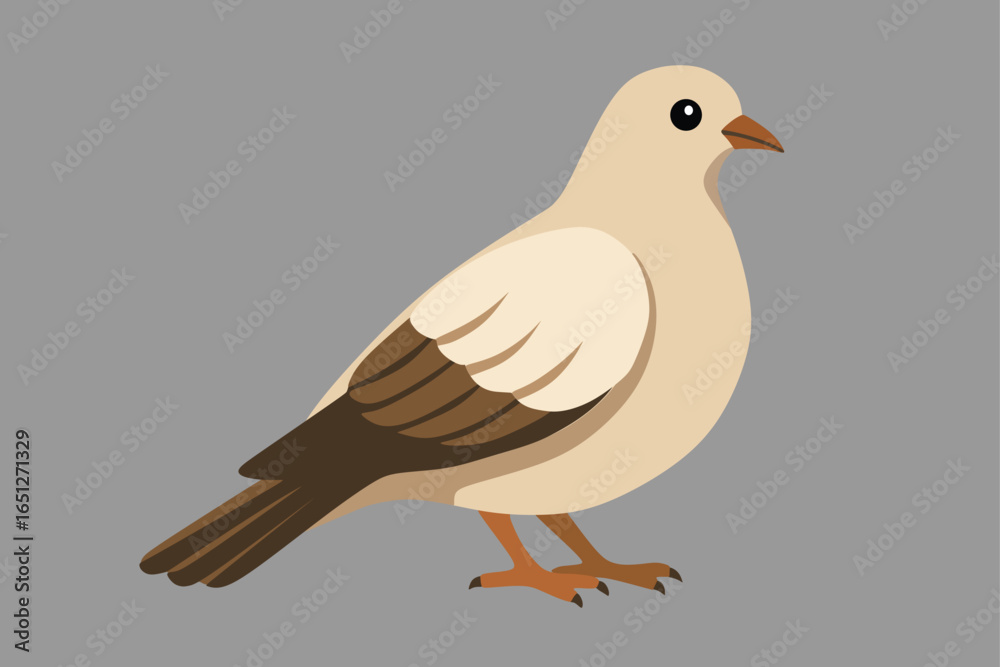 Fototapeta premium vector illustration of a dove