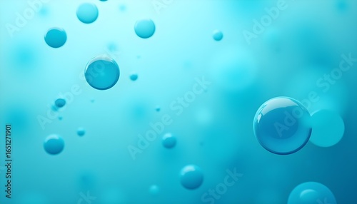 Abstract digital particles floating and connecting in soft blue and teal hues, smooth and matte finish @aanya .