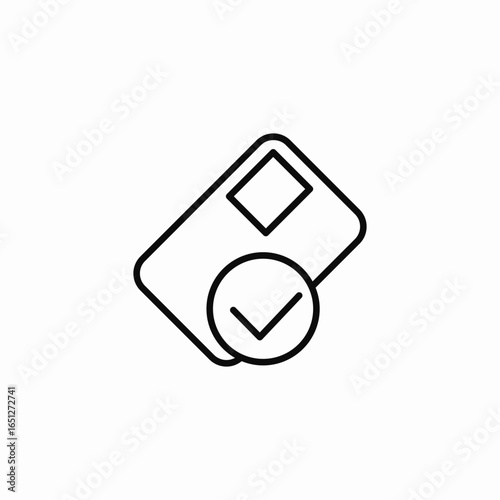 card payment successful icon sign vector