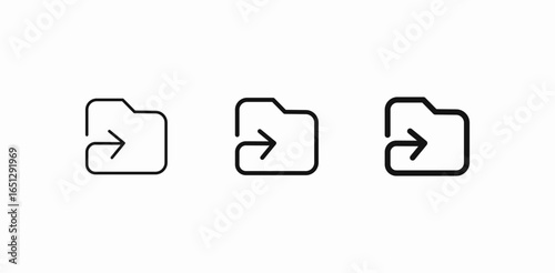 folder share transfer icon sign vector