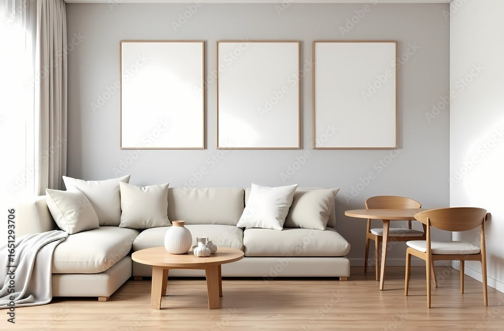 Fototapeta premium living room interior