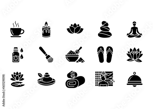 Spa and Wellness Icons Collection
