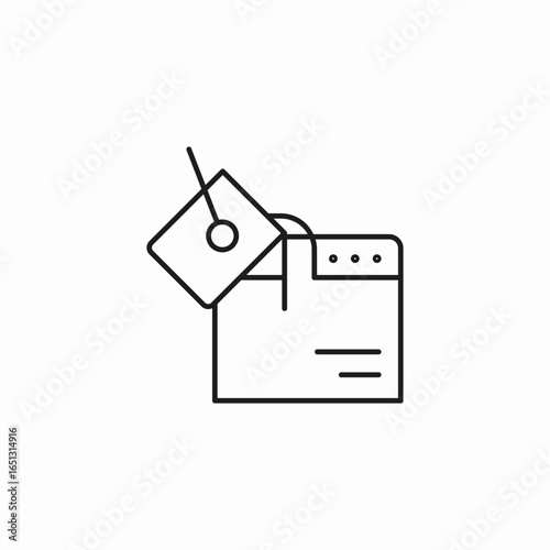 content into website icon sign vector