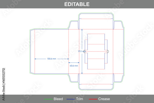 Custom dimensions positive divider inserts dieline featuring accurate die line design, box dieline detail, and reliable dieline packaging for product safety
