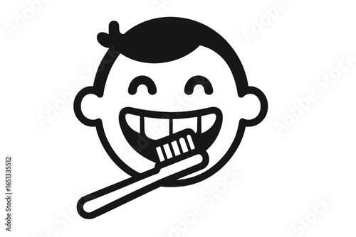 Vector illustration of a kawaii excited taco icon set against a white background