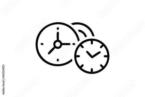time is money concept vector