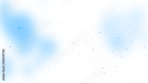 Cuadro en lienzo Dots particules in transperent background