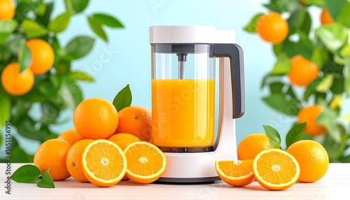 Fresh Orange Juice Blender. (2)